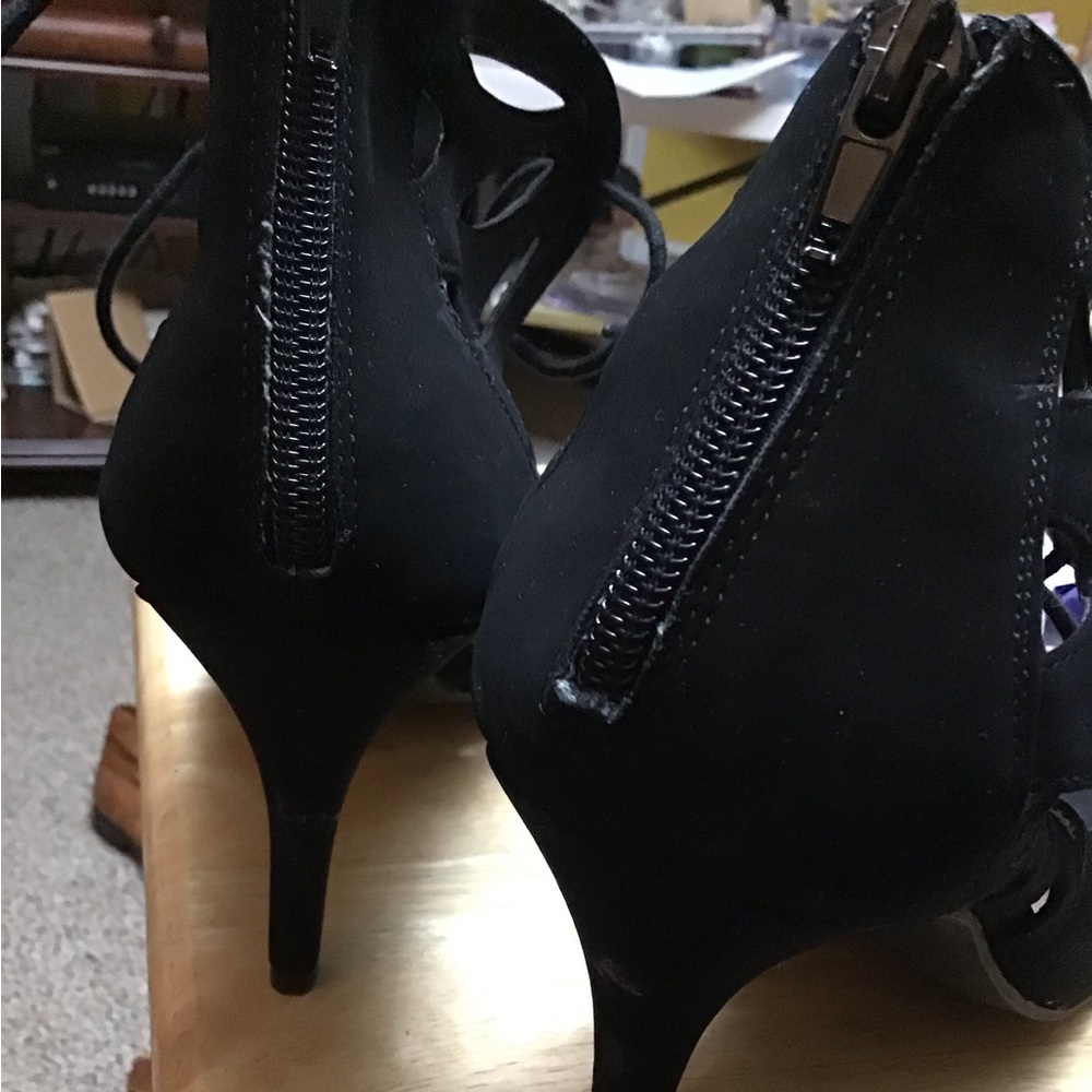 CHRISTIAN SIRIANO women’s high heel shoes sz 9  black - Picture 2 of 8